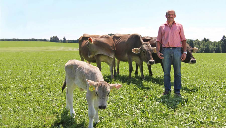 Naturland-Landwirt Rupert Filser